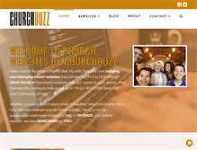 Tablet Screenshot of churchbuzz.org